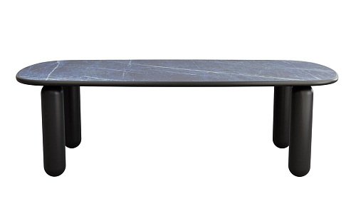 Dolmen Gray Ceramic Italian Dining Table