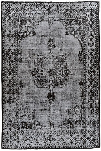 Black Vintage Luxury Rug