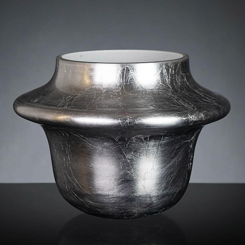 Handcrafted Silver Leaf Bowl