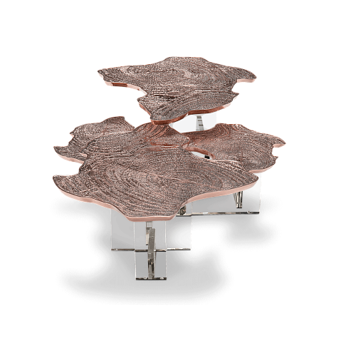 Copper Designer Coffee Table