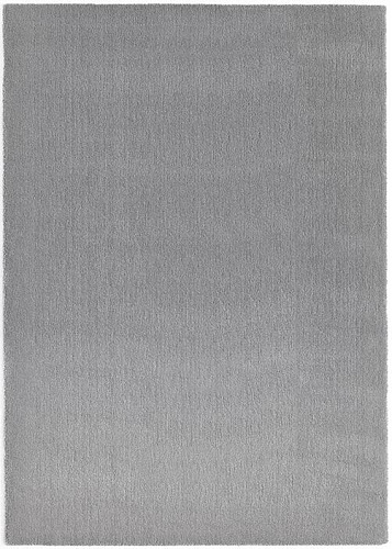 Plain Machine Washable Grey Rug