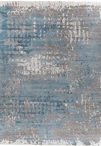 Luxury Bamboo Silk Abstract Indian Rug