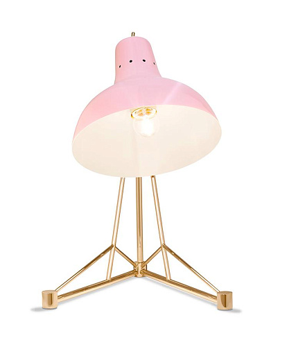 Celestia Pink Modern Desk Lamp