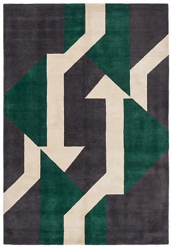 Interlocking Paths Artisan Rug