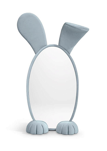 Bunny Blue Floor Mirror