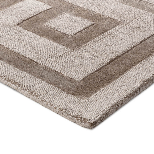 Labyrinth Mink Hand-Loom Rug