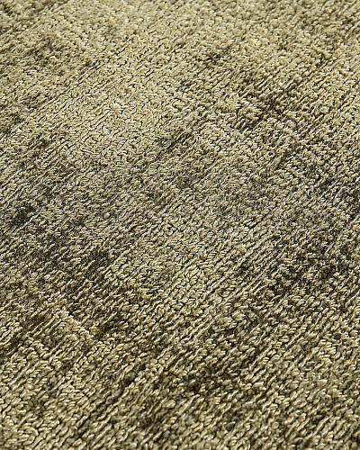 Handwoven Olive Silk Rug