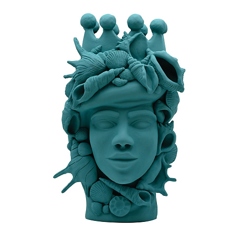Teal Moor's Head Artisan Craft