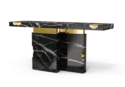 Dominion Nero Marquina Designer Console