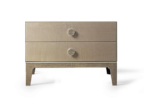 Large Nightstand with Drawers 80 cm
