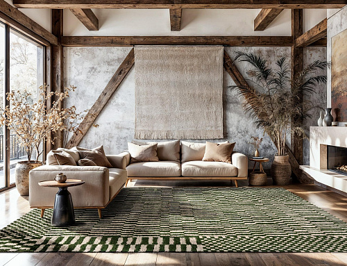 Desert-Inspired Beige Rug