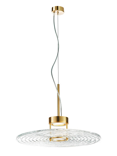 Crystal Disc Pendant Light