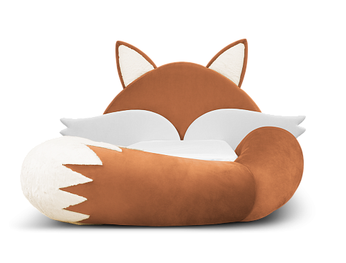 Fox Orange Kids Bed