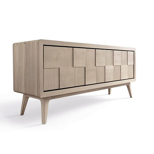 Artes Squared Beige Contemporary Sideboard