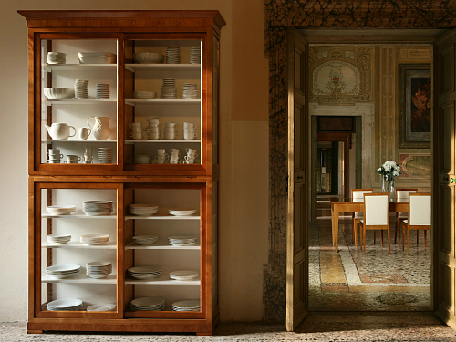 Biedermeier Italian Bookcase