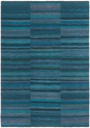 Blue Lines Hand-woven Luxury Rug