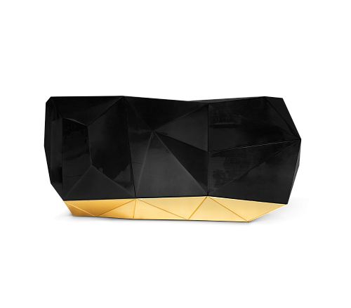 Prism 3 Black Designer Sideboard
