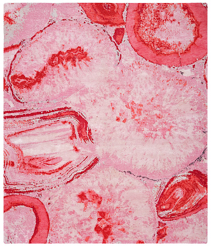 Agate Hand-woven Red Luxury Rug