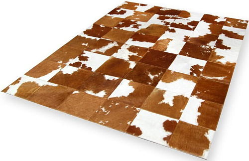 Patras Brown Luxury Cowhide Rug