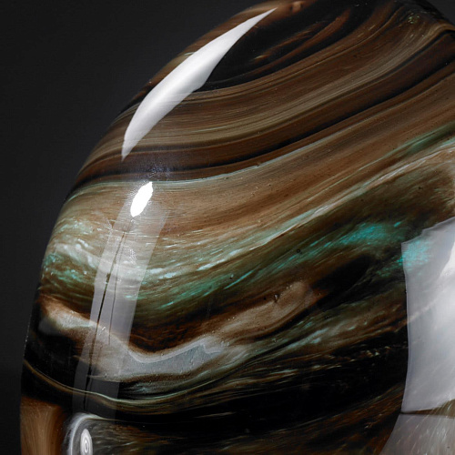 Brown Decorative Crystal Egg