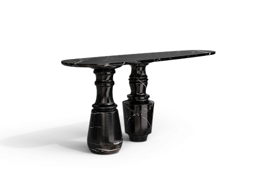Obsidian Nero Marquina Designer Console