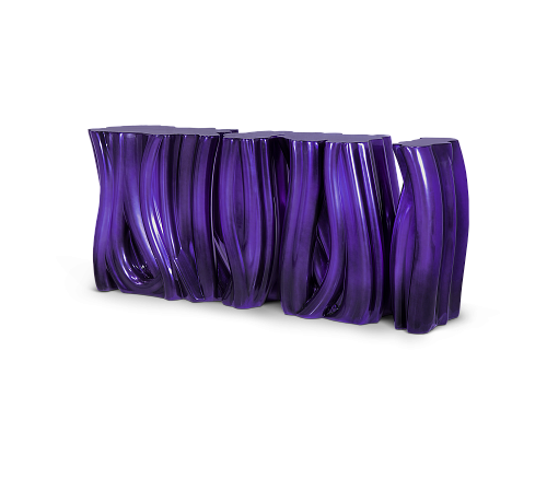 Monochrome Purple Elite Sideboard