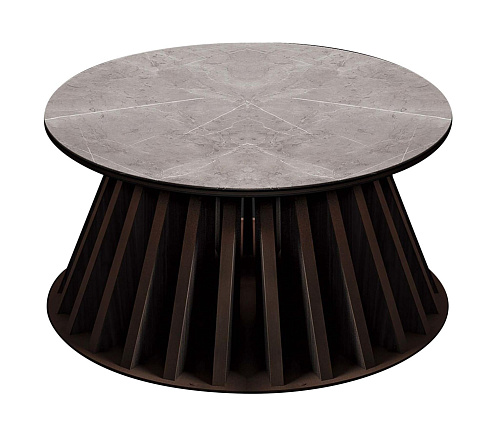 Coffee Table with Marble and Wood