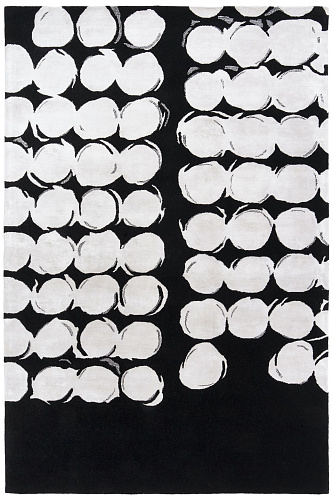 Pienovuoto Black And White Wool / Viscose Rug