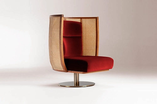 Egoísta Burgundy Armchair