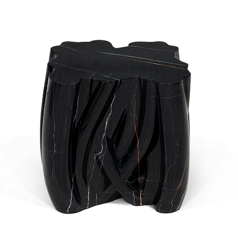 Spectrum Black Designer Side Table