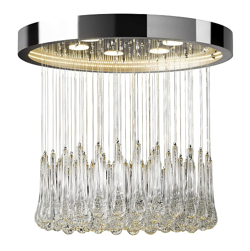 Round Murano Bubble Glass Chandelier