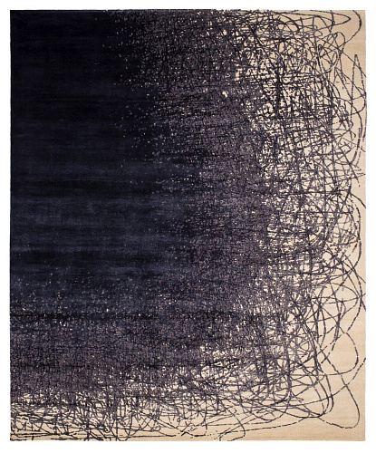 Art Darkblue Hand-woven Luxury Rug