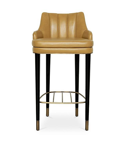 Leather Studio Bar Chair