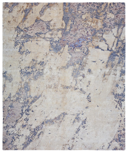 Quartz Beige Wool & Silk Luxury Rug