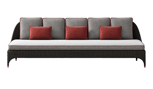Three-Seater Opulent Outdoor Sofa