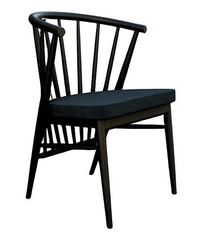 Jenny Black Handcrafted Chair