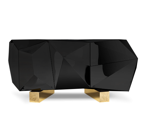 Prism 2 Black Designer Sideboard