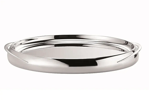 Silver-Plated Tray With Handles