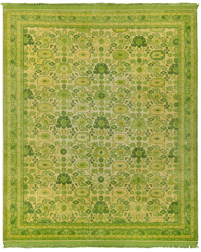Bidjar Green Luxury Hand-woven Rug