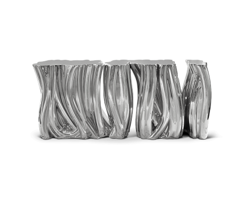 Monochrome Silver Elite Sideboard