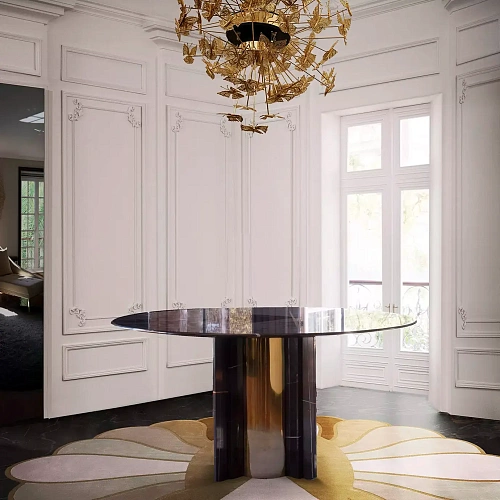 Parisian Nero Marquina Marble Table