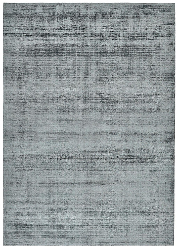 Handwoven Powder Blue Silk Rug