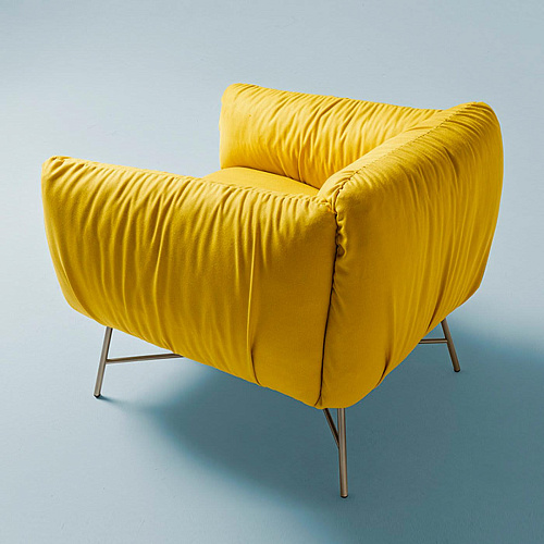 Jolie Sumptuous Yellow Armchair