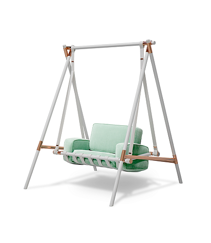 Cloud Green Swing Chair