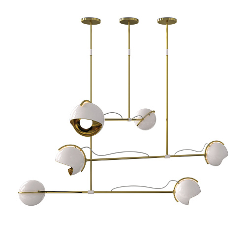 Streamlined Glow Suspension Lamp