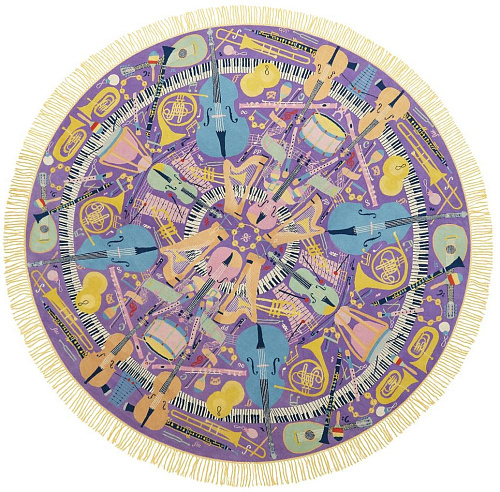 Symphony Circle Wool Rug