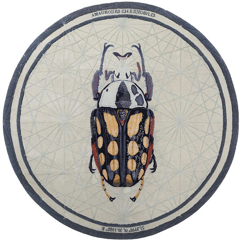 Amaurodes Round Luxury Wool / Bamboo Silk Rug