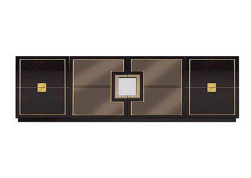 Dark Media Stand TV Cabinet