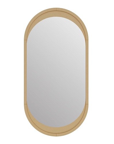 Eclipse Oval Gold Italian Mirror