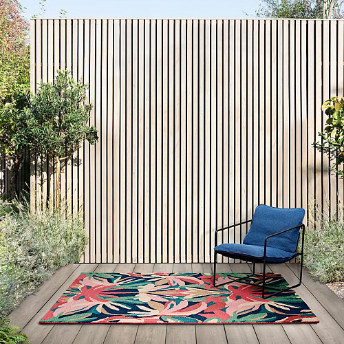 Sunrise Pink Outdoor Rug